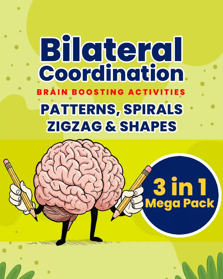 Bilateral Coordination Activity – Patterns, Spirals, Zigzag & Shapes