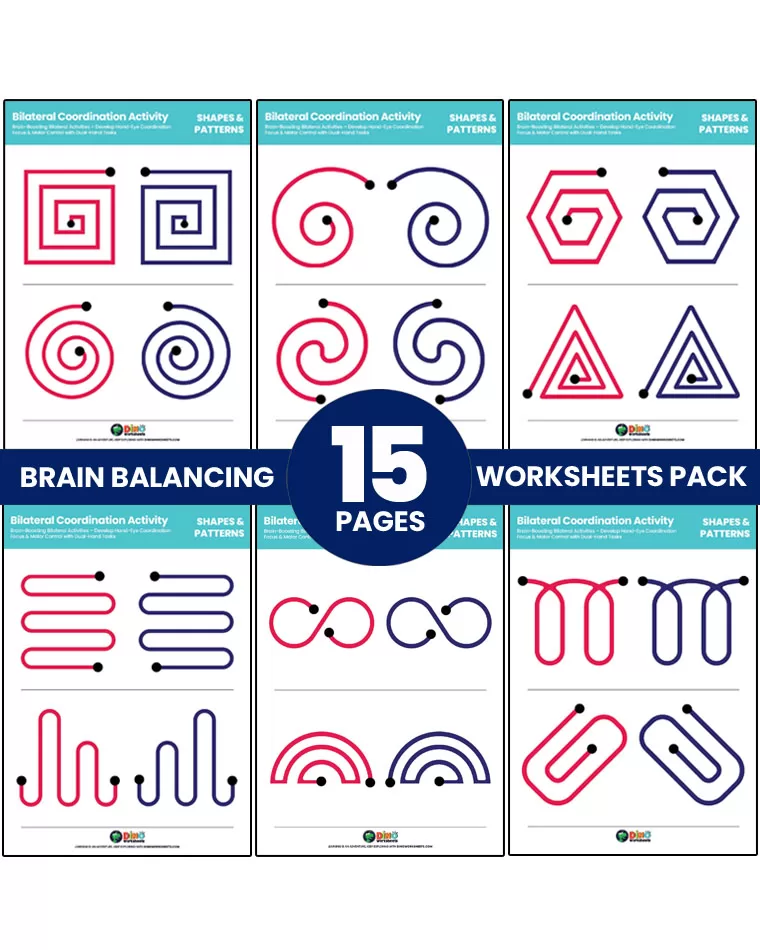 Bilateral Coordination Activities – Shapes & Patterns - Image 2