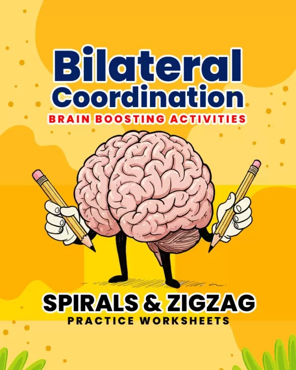 Bilateral Brain Coordination Activity – Zigzag & Spirals